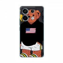 Чехлы Мишка Тедди для Редми Нот 13 (5G) (PREMIUMPrint) Teddy USA - купить на Floy.com.ua