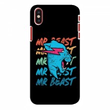 Чехлы Мистер Бист для Айфон Х logo Mr beast - купить на Floy.com.ua