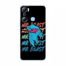 Чехлы Мистер Бист для Инфиникс Хот 20и logo Mr beast - купить на Floy.com.ua