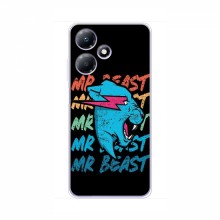 Чехлы Мистер Бист для Инфиникс ХОТ 30 Плей logo Mr beast - купить на Floy.com.ua
