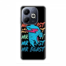 Чехлы Мистер Бист для Инфиникс Смарт 8 Плюс logo Mr beast - купить на Floy.com.ua