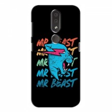 Чехлы Мистер Бист для Нокиа 4.2 logo Mr beast - купить на Floy.com.ua