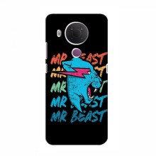 Чехлы Мистер Бист для Нокиа 5.4 logo Mr beast - купить на Floy.com.ua