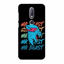 Чехлы Мистер Бист для Нокиа 6.1 Плюс logo Mr beast - купить на Floy.com.ua
