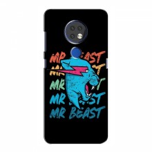 Чехлы Мистер Бист для Нокиа 6.2 (2019) logo Mr beast - купить на Floy.com.ua