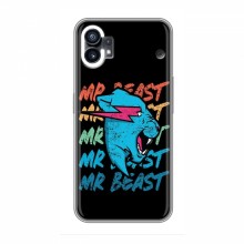 Чехлы Мистер Бист для Насинг Фон 1 logo Mr beast - купить на Floy.com.ua