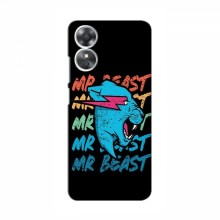 Чехлы Мистер Бист для Оппо А17 logo Mr beast - купить на Floy.com.ua