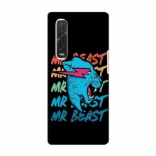 Чехлы Мистер Бист для Оппо Финд х3 Про logo Mr beast - купить на Floy.com.ua