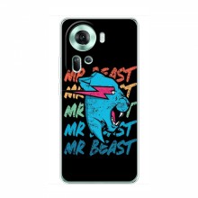 Чехлы Мистер Бист для Оппо Рено 11 5G logo Mr beast - купить на Floy.com.ua