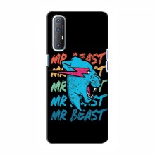 Чехлы Мистер Бист для Оппо Рено 3 logo Mr beast - купить на Floy.com.ua