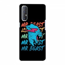 Чехлы Мистер Бист для Оппо Рено 3 Про logo Mr beast - купить на Floy.com.ua