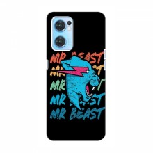 Чехлы Мистер Бист для Оппо Рено 7 4G logo Mr beast - купить на Floy.com.ua