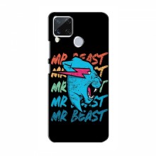 Чехлы Мистер Бист для Реалми С15 logo Mr beast - купить на Floy.com.ua