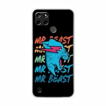 Чехлы Мистер Бист для Реалми С21у / С25у logo Mr beast - купить на Floy.com.ua