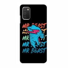 Чехлы Мистер Бист для Самсунг А03с logo Mr beast - купить на Floy.com.ua