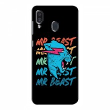 Чехлы Мистер Бист для Самсунг А30 (2019) logo Mr beast - купить на Floy.com.ua