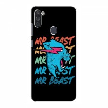 Чехлы Мистер Бист для Самсунг М11 logo Mr beast - купить на Floy.com.ua