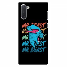 Чехлы Мистер Бист для Самсунг Галакси Ноут 10 logo Mr beast - купить на Floy.com.ua