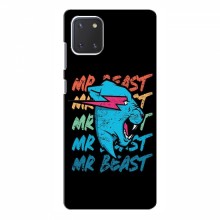 Чехлы Мистер Бист для Самсунг Галакси Ноут 10 Лайт logo Mr beast - купить на Floy.com.ua