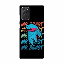 Чехлы Мистер Бист для Самсунг Галакси Нот 20 logo Mr beast - купить на Floy.com.ua