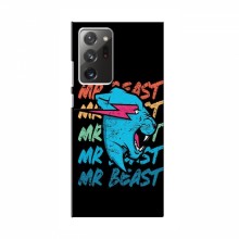 Чехлы Мистер Бист для Самсунг Галакси Ноут 20 Ультра logo Mr beast - купить на Floy.com.ua