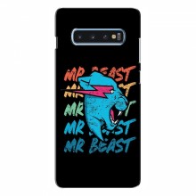 Чехлы Мистер Бист для Самсунг С10 Плюс logo Mr beast - купить на Floy.com.ua