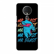 Чехлы Мистер Бист для Техно Спарк 6 logo Mr beast - купить на Floy.com.ua