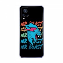 Чехлы Мистер Бист для Виво В21 logo Mr beast - купить на Floy.com.ua
