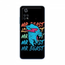 Чехлы Мистер Бист для Поко М4 Про 4G logo Mr beast - купить на Floy.com.ua