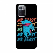 Чехлы Мистер Бист для Поко X3 GT logo Mr beast - купить на Floy.com.ua