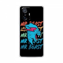 Чехлы Мистер Бист для Сяоми 11Т logo Mr beast - купить на Floy.com.ua