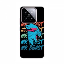 Чехлы Мистер Бист для Сяоми 14 logo Mr beast - купить на Floy.com.ua