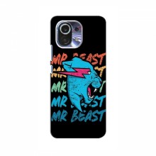 Чехлы Мистер Бист для Сяоми 11 Лайт logo Mr beast - купить на Floy.com.ua