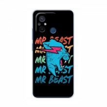 Чехлы Мистер Бист для Поко С55 logo Mr beast - купить на Floy.com.ua