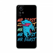 Чехлы Мистер Бист для Редми Ноут 12с logo Mr beast - купить на Floy.com.ua
