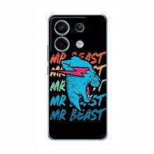 Чехлы Мистер Бист для Редми Нот 13 (5G) logo Mr beast - купить на Floy.com.ua