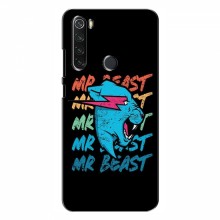 Чехлы Мистер Бист для Сяоми Редми Ноут 8 logo Mr beast - купить на Floy.com.ua