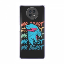 Чехлы Мистер Бист для Сяоми Редми Ноут 9Т logo Mr beast - купить на Floy.com.ua