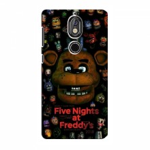Чехлы Пять ночей с Фредди для Нокиа 7 (PREMIUMPrint) Freddy - купить на Floy.com.ua