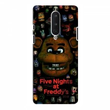 Чехлы Пять ночей с Фредди для ВанПлас 8 (PREMIUMPrint)