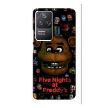 Чехлы Пять ночей с Фредди для Поко Ф4 (5G) (PREMIUMPrint) Freddy - купить на Floy.com.ua