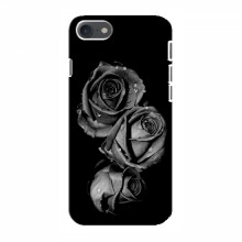 Чехлы с Цветами для Айфон 8 (VPrint) Черная роза - купить на Floy.com.ua