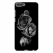 Чехлы с Цветами для Huawei P Smart (VPrint) Черная роза - купить на Floy.com.ua
