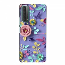 Чехлы с Цветами для Huawei P Smart 2021 (VPrint) Цветочный дизайн - купить на Floy.com.ua
