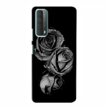 Чехлы с Цветами для Huawei P Smart 2021 (VPrint) Черная роза - купить на Floy.com.ua