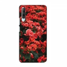 Чехлы с Цветами для Huawei P Smart Pro (VPrint) Цветы красные - купить на Floy.com.ua