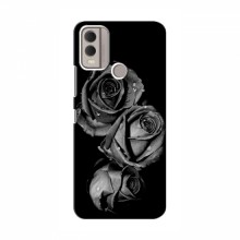 Чехлы с Цветами для Нокия С22 (VPrint) Черная роза - купить на Floy.com.ua