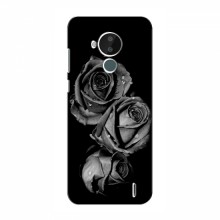 Чехлы с Цветами для Нокиа С30 (VPrint) Черная роза - купить на Floy.com.ua