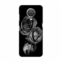 Чехлы с Цветами для Нокиа G10 (VPrint) Черная роза - купить на Floy.com.ua