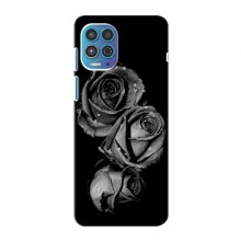 Чехлы с Цветами для Мото G100 (VPrint) Черная роза - купить на Floy.com.ua